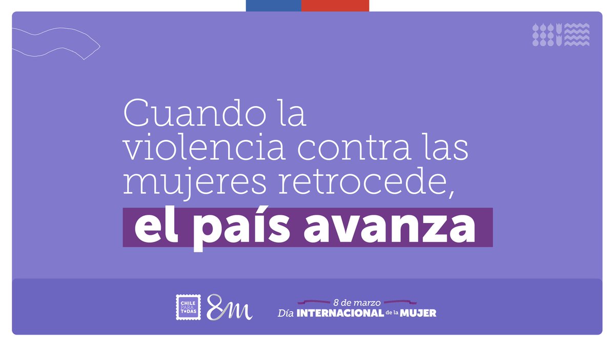 💜Este #8M nuestro énfasis como Gobierno está puesto en las acciones para prevenir, atender y reparar la violencia contra las mujeres, como la implementación de la ley de Responsabilidad Parental y Pago Efectivo de Pensiones de Alimentos. #ChileParaTodas