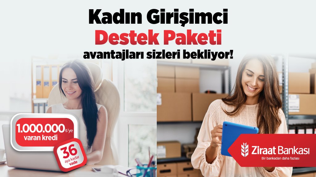 Emekleriyle dünyamızı güzelleştiren, ülkemiz için hep daha fazlasını yapan tüm kadınların, ticari yaşamda daha da güçlenmesi için Kadın Girişimci Destek Paketi ile de yanındayız. #ZiraatBankası #BirBankadanDahaFazlası #8MartDünyaKadınlarGünü