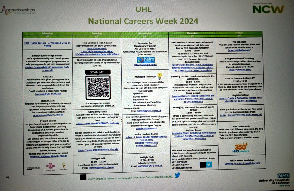 UHL Apprenticeships tweet media