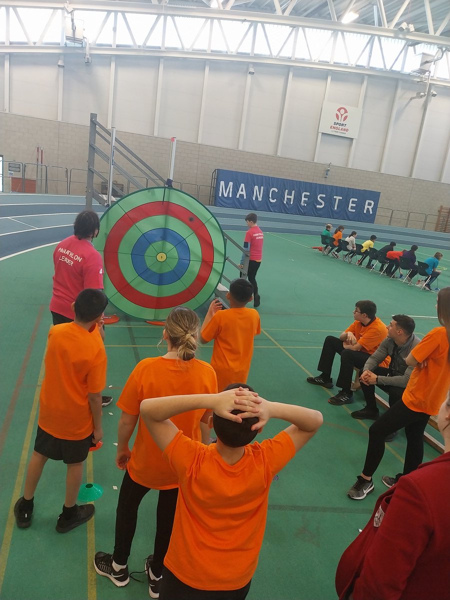 CraigVic1973's tweet photo. More action from the Greater Manchester xtend Panathlon final! #schoolgames Representatives from across GM are competing at a high level  @GMMoving @Panathlon @OfficialBWITC https://t.co/JL2Q9yFg04