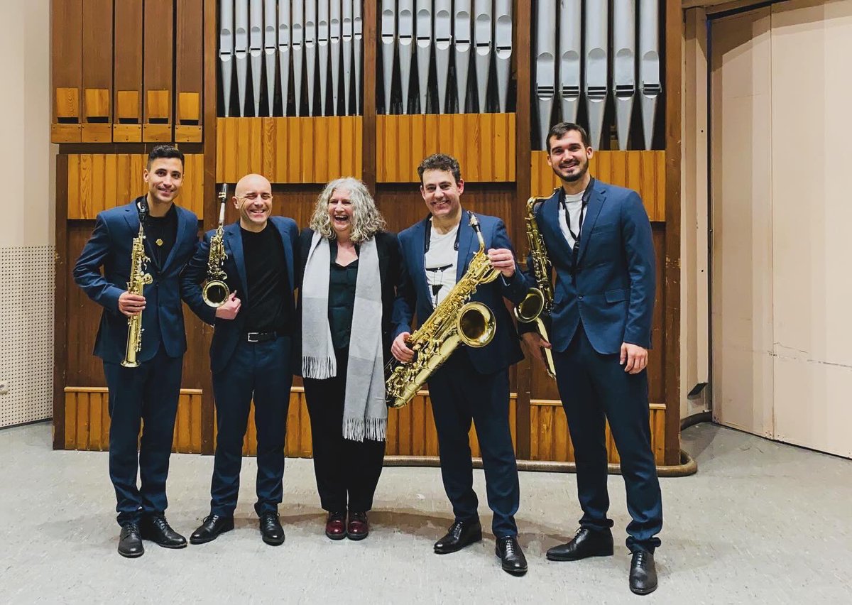 LuminaEnsemble's tweet photo. ✨We were delighted with the welcome you received at the opening concert of the XXVI Festival of Music of Córdoba. We welcome the resident composer @mariaeugenialuc and to the organization of the Festival with @juand.garciaaguilera at the helm to allow our presence in Córdoba 🙏🏻 https://t.co/pMFgkJNiur