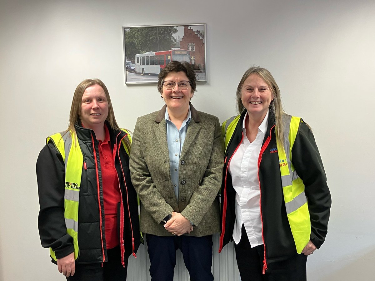 Katie from @nxwestmidlands is part of the Safer Travel team and has visited #Walsall bus garage on this International Women's Day. #IWD2024