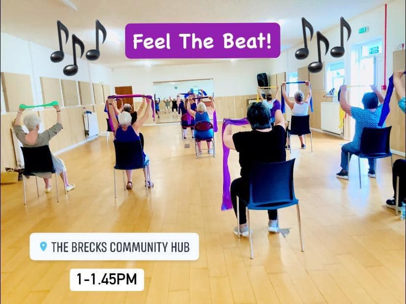 Stag_RosePPG's tweet photo. #friday #getmoving at The Brecks Community Hub Brecks Crescent, S65 3HU

FEEL THE BEAT!! 💃🏻🎶🪑

Standing or seated exercise to music class! All abilities welcome and catered for 🕺🏽🪑 😁

#gentleexercise #chairexercise #seatedexercise #inclusivity #fitnessmotivation #music https://t.co/lRBhUV7EUp