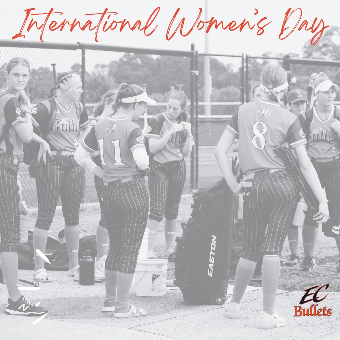 It’s International Women’s Day! Let’s celebrate how hard these women work on and off the field. #InternationalWomensDay #softball #fastpitch @EastCobbBullets @ECBullets18uVA @SBRRetweets @USASoftball @USSSAFastpitch @SoftballDown @CoastRecruits @ExtraInningSB