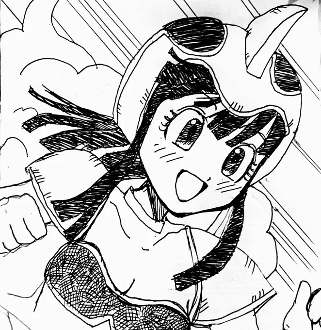 リハビリで描いてたチチとか。ボールペン、下書きなし、おまけに薬袋の裏。鳥山先生、生まれてきてくれてありがとうございました。 