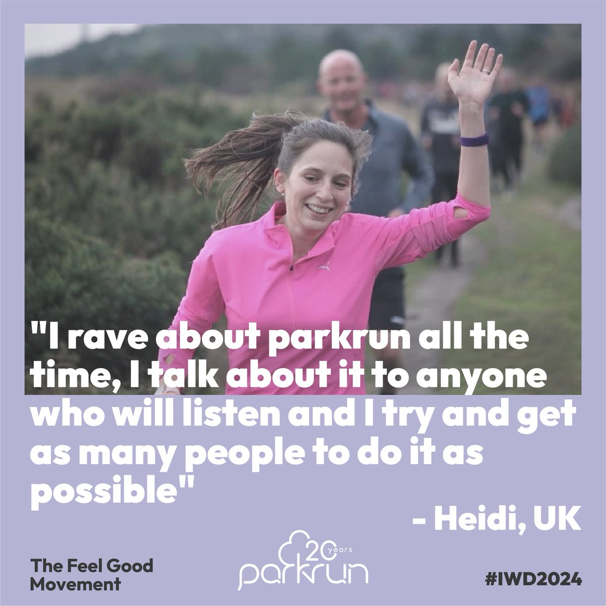 Meet Heidi Pearson, our 50 millionth parkrun finisher 🤩 From a casual lift to a Saturday routine, she shares her incredible parkrun journey 👉 parkrun.me/9h067 🌳 #loveparkrun