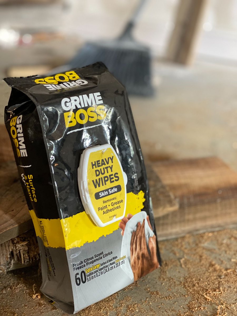 GrimeBoss's tweet photo. Engineered for the grittiest and grimiest tasks, GRIME BOSS® Heavy Duty Wipes power through the mess, leaving surfaces spotless. Shop now: https://t.co/hbjGmxLmve https://t.co/waR4jOFhrV