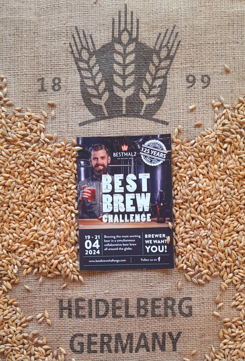🍻 The weekend is just around the corner and the #BestBrewChallenge is calling! 🏆 Show us your skills and brew your BEST Helles! 🍺 Sign up now! #Homebrewing #Competition all information can be found here 👉 bestbrewchallenge.com