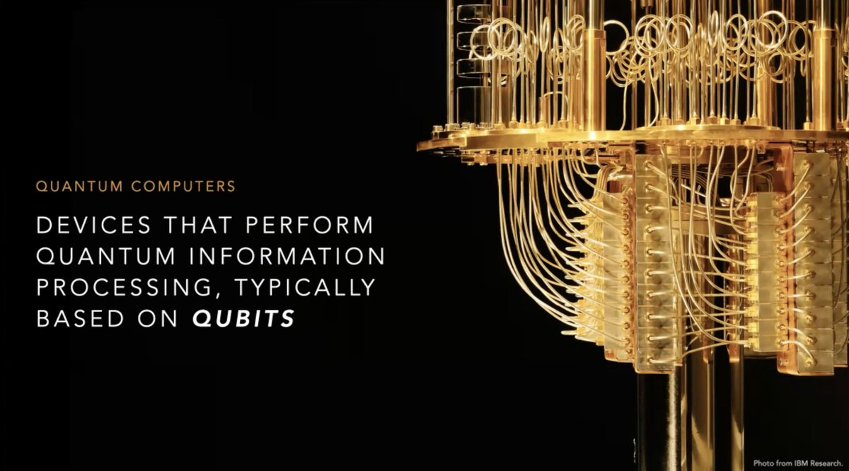 Amazing webinar @GirlsinQuantum so bits can be 1 or 0 and Qubits 1 , 0 or ...both , but you can only know which one when you measure it 😉

#quantum #quantumcomputers #womeninSTEM