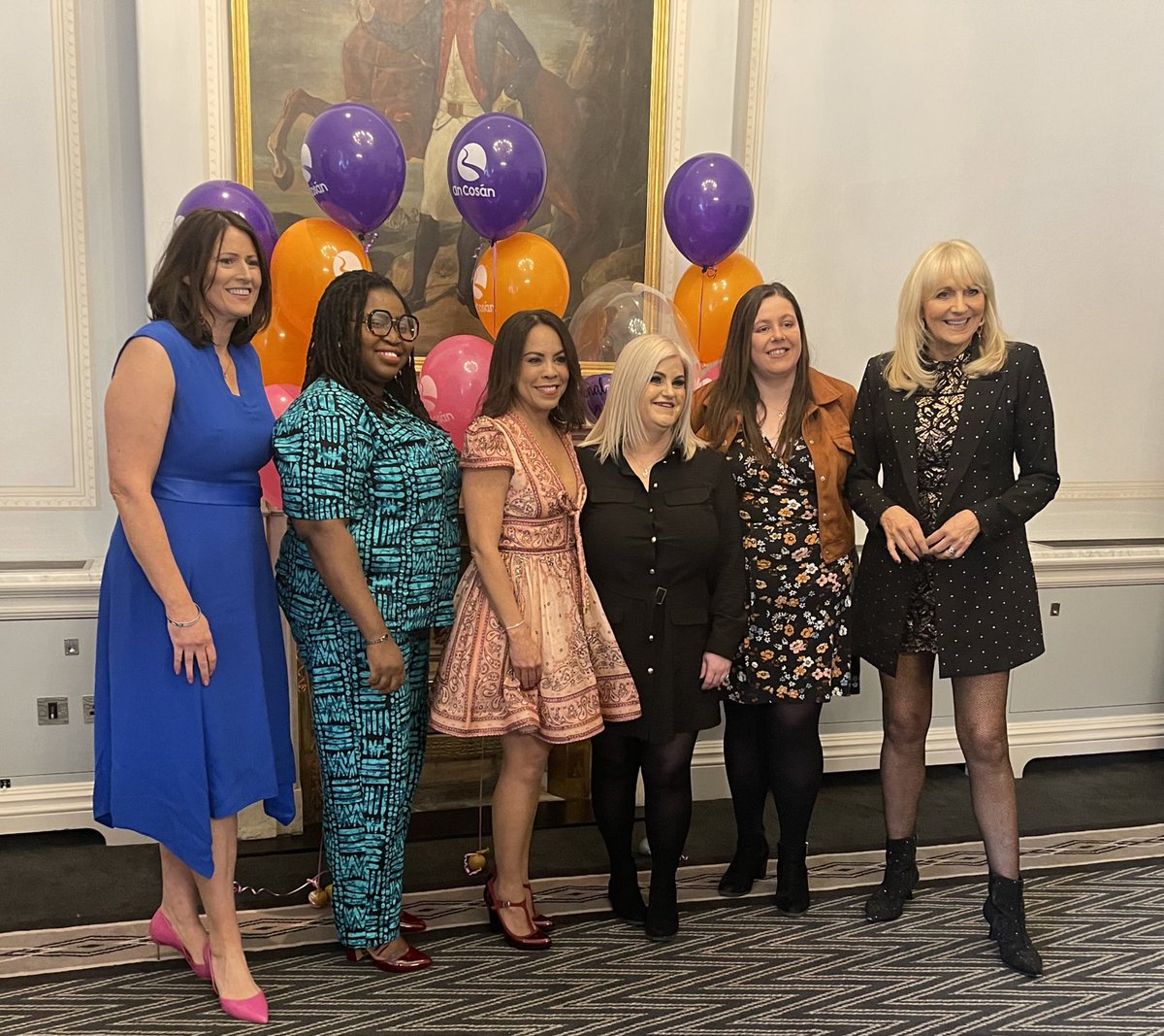 HeydiFoster's tweet photo. So excited to once again welcome 100s of our @an_cosan supporters to our #InternationalWomensDay2024 lunch in the @theshelbourne! Celebrating transformative #CommunityEducation and empowering women to become changemakers @MiriamOCal 
#OneGenerationSolution #IWD2024 https://t.co/qViFMtE2m0