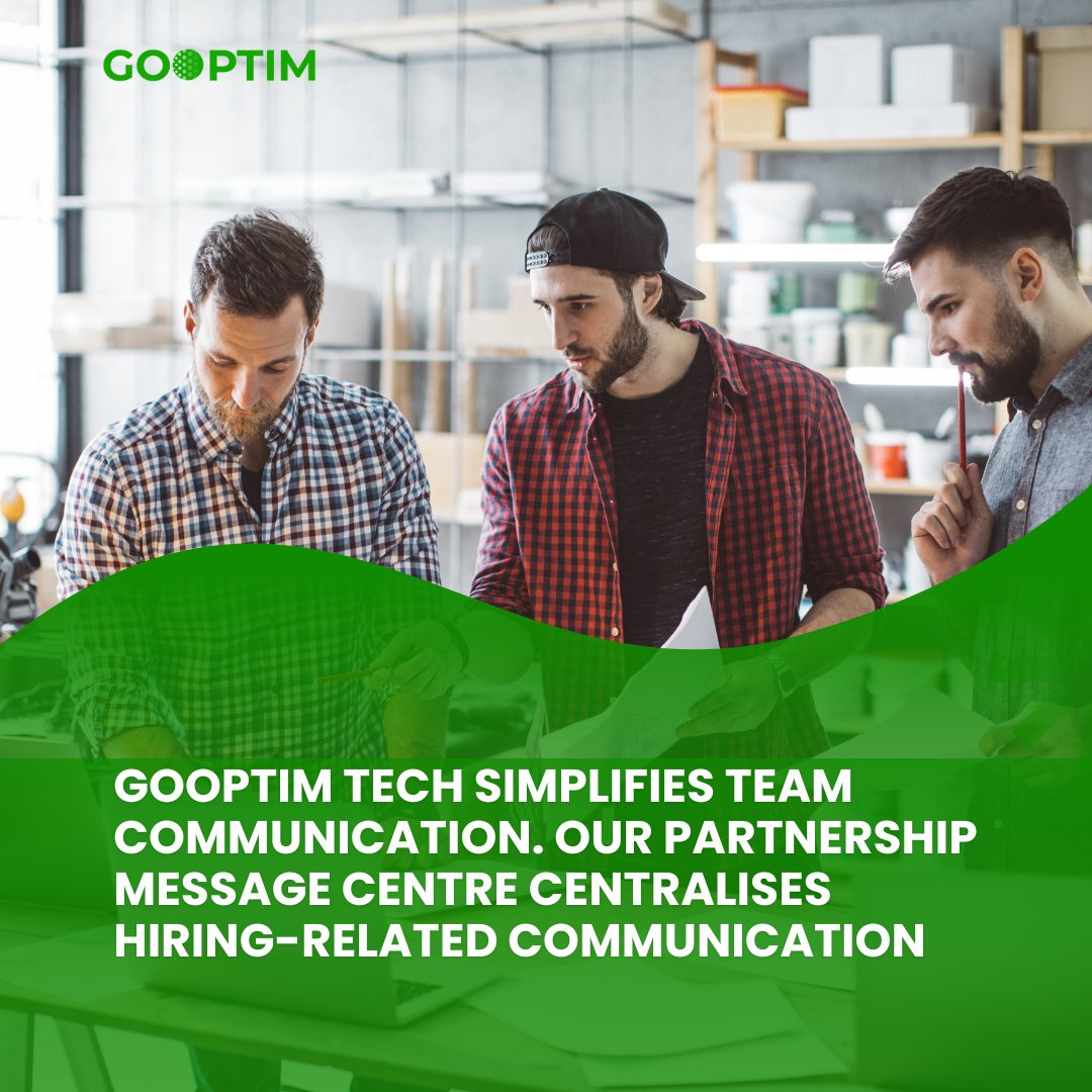 proaipath's tweet image. Gooptim Tech simplifies team communication. Our partnership message centre centralises hiring-related communication

#GooptimHiring #TechRecruitment #HiringInTech #TalentAcquisition #JoinGooptim #InnovativeHiring #careeropportunities #TechJobs #HiringNow #GooptimTalent
