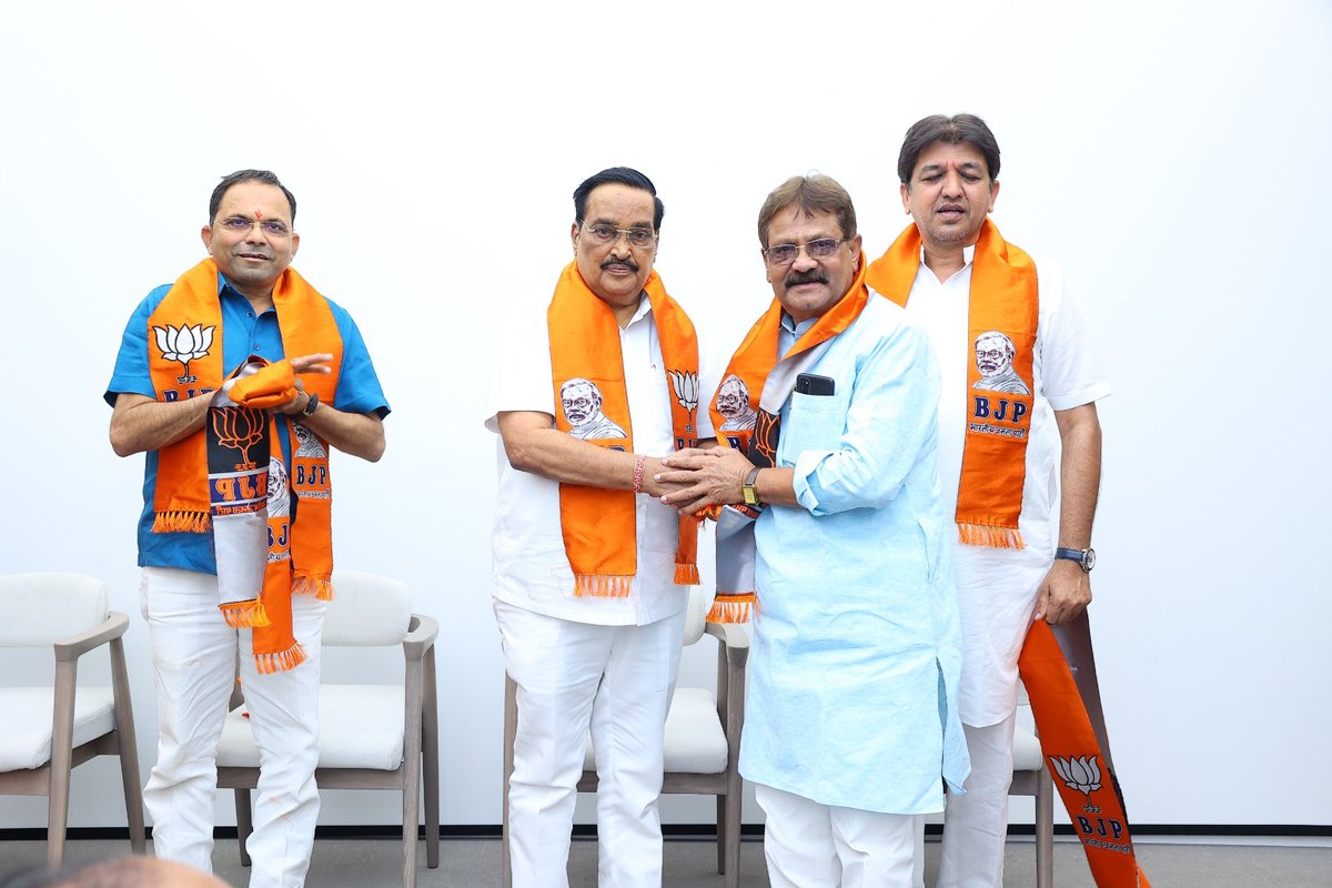 Two more former Gujarat MLAs join BJP