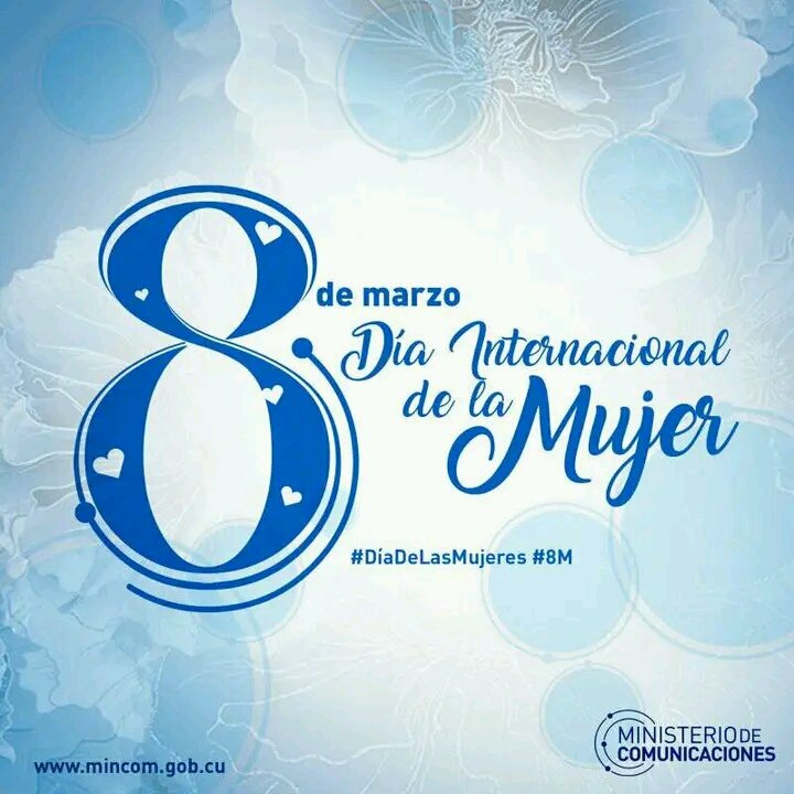 ¡Feliz Día Internacional de la Mujer #Cuba!
Cada día la mujer cubana🇨🇺
reafirma las palabras de nuestro Líder Histórico, #Fidel:
“Las mujeres constituyen un verdadero ejército al servicio de la Revolución…La mujer es una Revolución dentro de la Revolución 
#MujeresEnRevolución