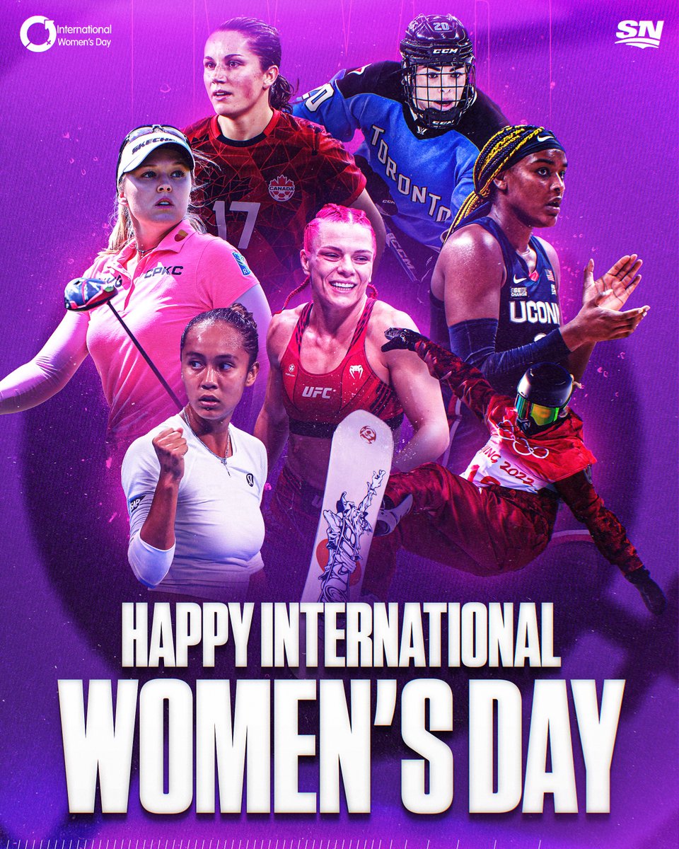Sportsnet on X: Happy International Women's Day! 🙌 Today, and