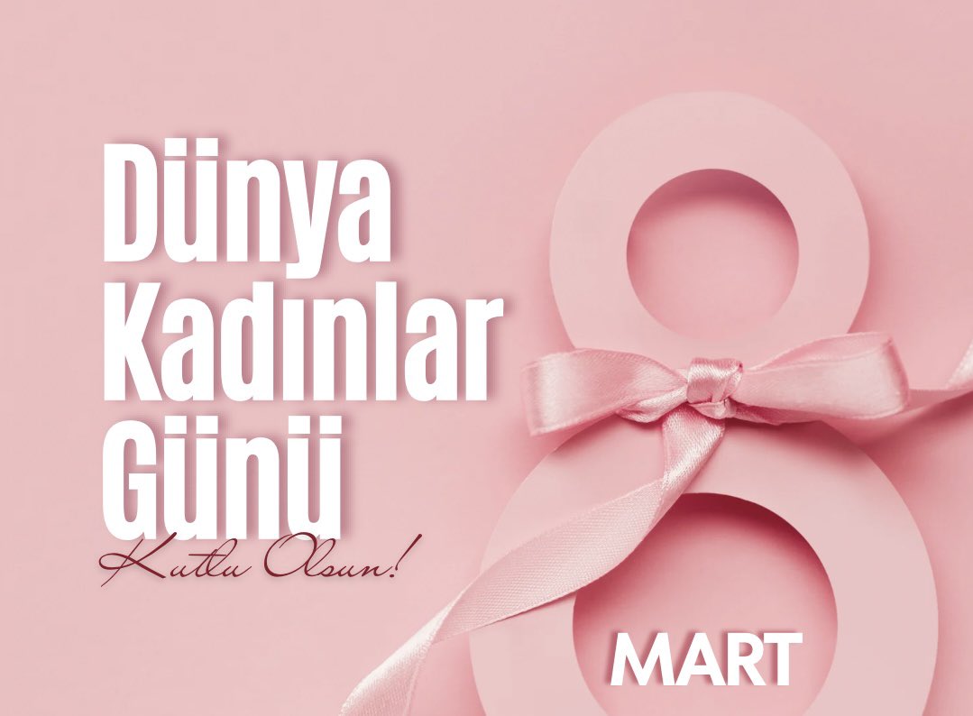 “Ey kahraman Türk kadını! Sen yerde sürünmeye değil, omuzlar üzerinde göklere yükselmeye layıksın.” 

8 Mart Dünya Kadınlar Gününüz Kutlu Olsun. 🌹🫶🏻