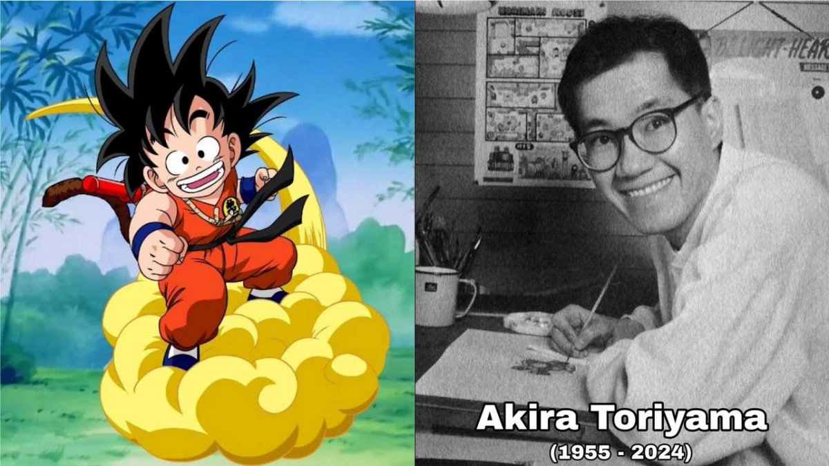 R.I.P Akira Toriyama. 🙏🏾🕊️

Merci pour tout, tu as bercé notre enfance.