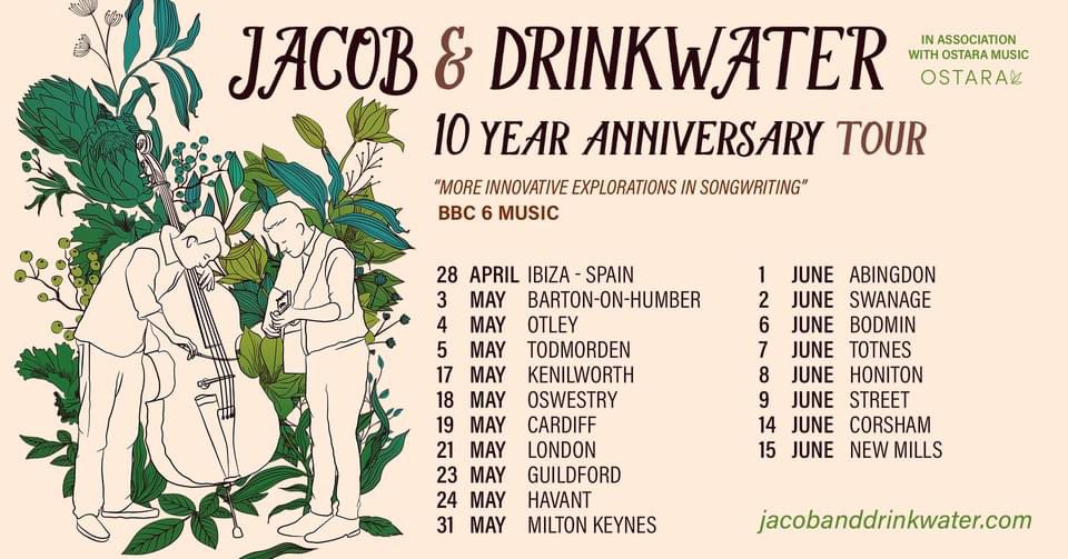 We are on the road in May and June celebrating 10 years of our duo @tobiasandlukas . Here’s to ten more years ! Come and join us .