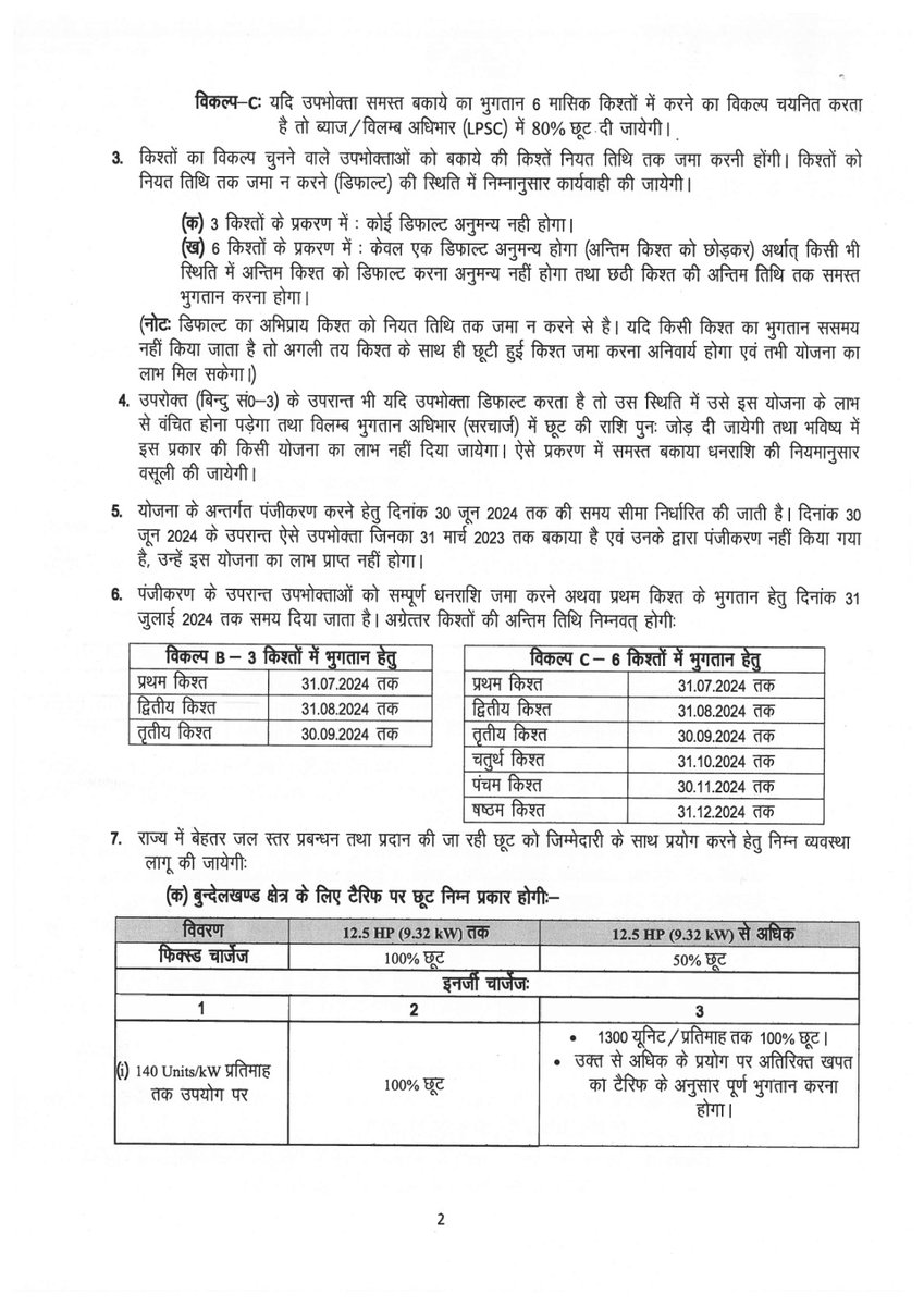 radhnaInfo's tweet photo. उत्तर प्रदेश कृषक बिजली बिल माफी योजना।
@CMOfficeUP @EMofficeUP @aksharmaBharat @ChairmanUppcl @mduppcl @UPPCLLKO https://t.co/O0jkebEZEd