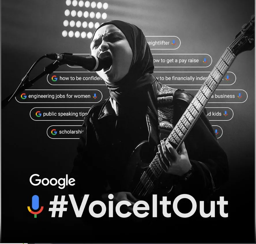 This is Google’s 2023 International Day of the Girl Child #VoiceItOut campaign. 

A clarion call to girls and women to take the mic and add their powerful voice to the world. 💯📣

#WomensDay2024 #business #writersoftwitter