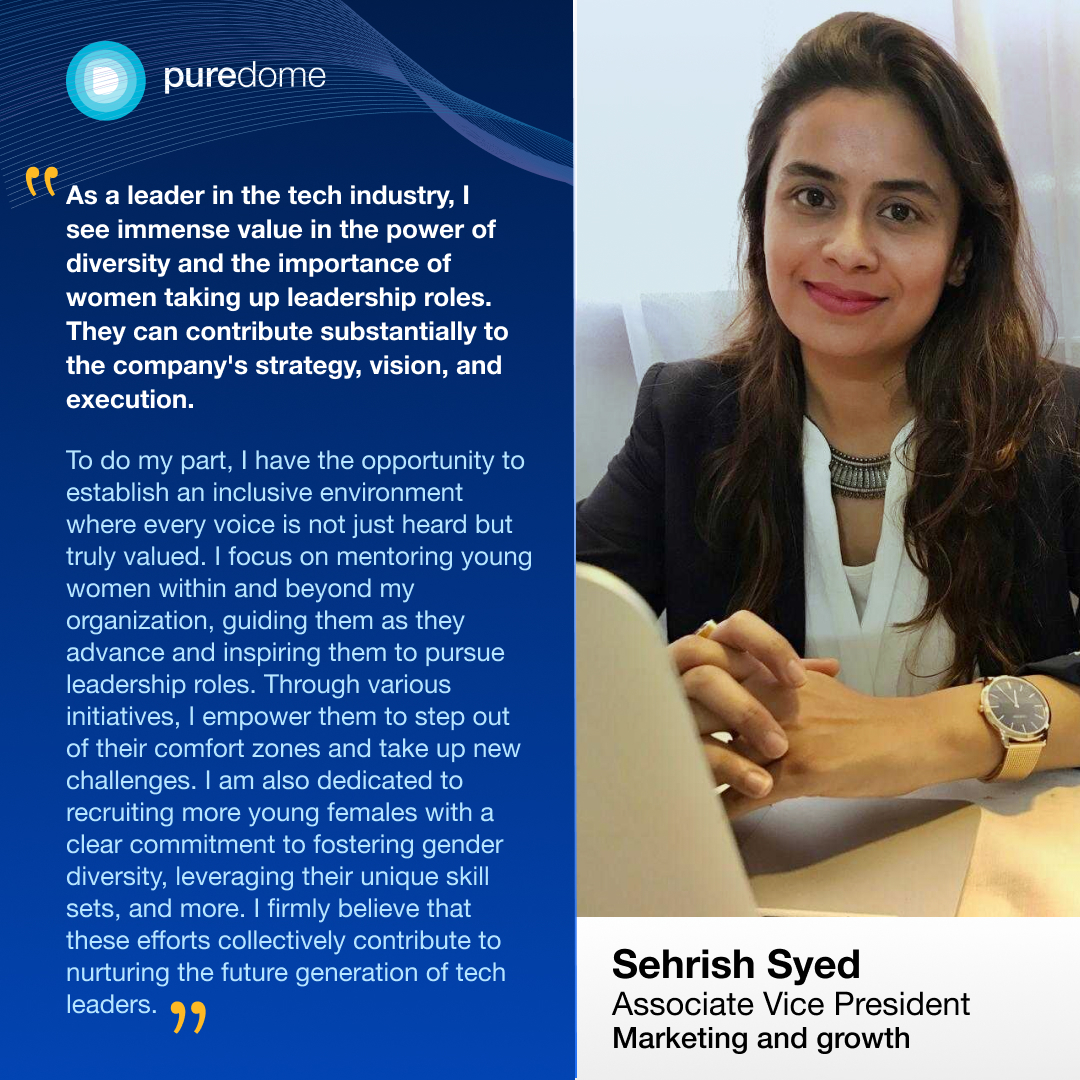 Celebrating Women in Tech: Driving Innovation, Empowering Change⭐

As we mark International Women's Day, we proudly extend our celebration beyond a single day to honor the invaluable contributions of women in the tech sphere. 🚀 Throughout this entire month, we're dedicating