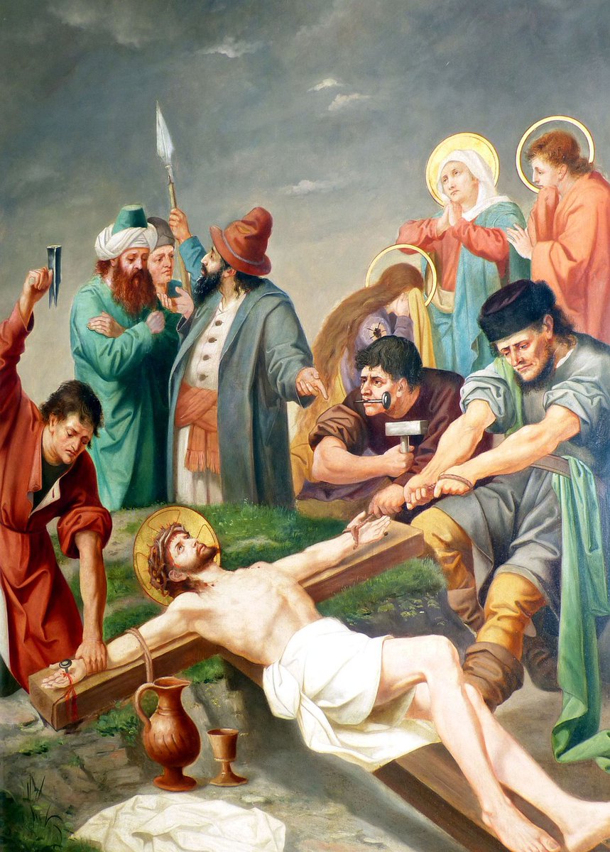 The9MayorArts's tweet image. CRUCIFIXION
L'arrivée de Jésus et des soldats au lieu nommé : Golgotha, lieu du crâne
Mat -27:33
#IHS✝️#Carême #prières #prayer #Jeûne #humilité #abstinence #charité #aumône #Lent #pénitence #repentence #miséricorde #Penence #Fasting #9MA #NotreDamedesDouleurs #OurLadyofSorrows