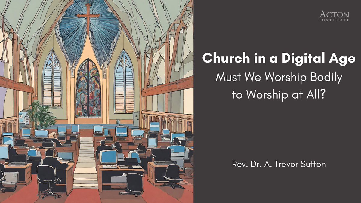 Putting the final touches on my @ActonInstitute lecture about Church in a Digital Age. If you’re in the Grand Rapids area next week, I’d love to see you there! The lecture is also available via livestream. Here is the link for more information: acton.org/event/2024/01/…