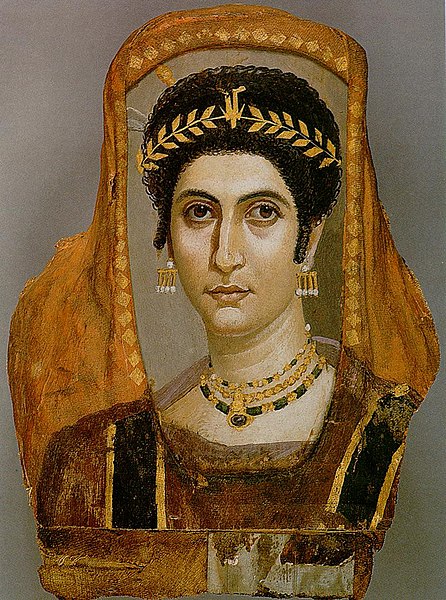 #FrescoFriday #InternationalWomensDay Examine the Fayum mummy portraits of the real women of Roman Egypt! The portraits date to the Imperial Roman era, from the late 1st century BC or the early 1st century AD onwards. #ancientrome #ancientromelive
