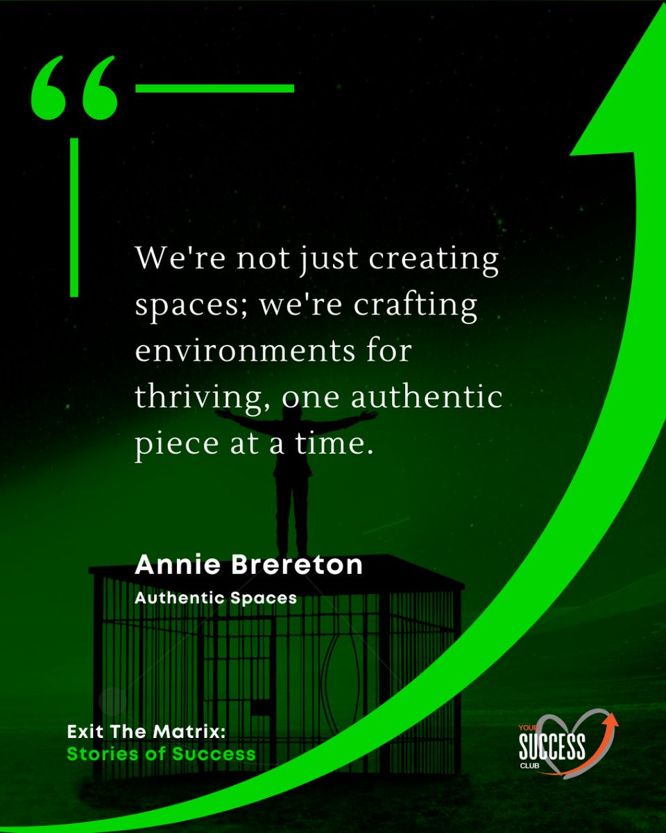 Reflect on the power of authentic spaces and authentic lives, in my chat with Annie Brereton of Authentic Spaces inEp 5 of Exit the Matrix podcast: 
exitthematrix.io/podcast/episod…

#AuthenticSpaces #DesigningHomes #ExitTheMatrixPodcast #ReflectiveDesign #AnnieBrereton #HomeAsSanctuary