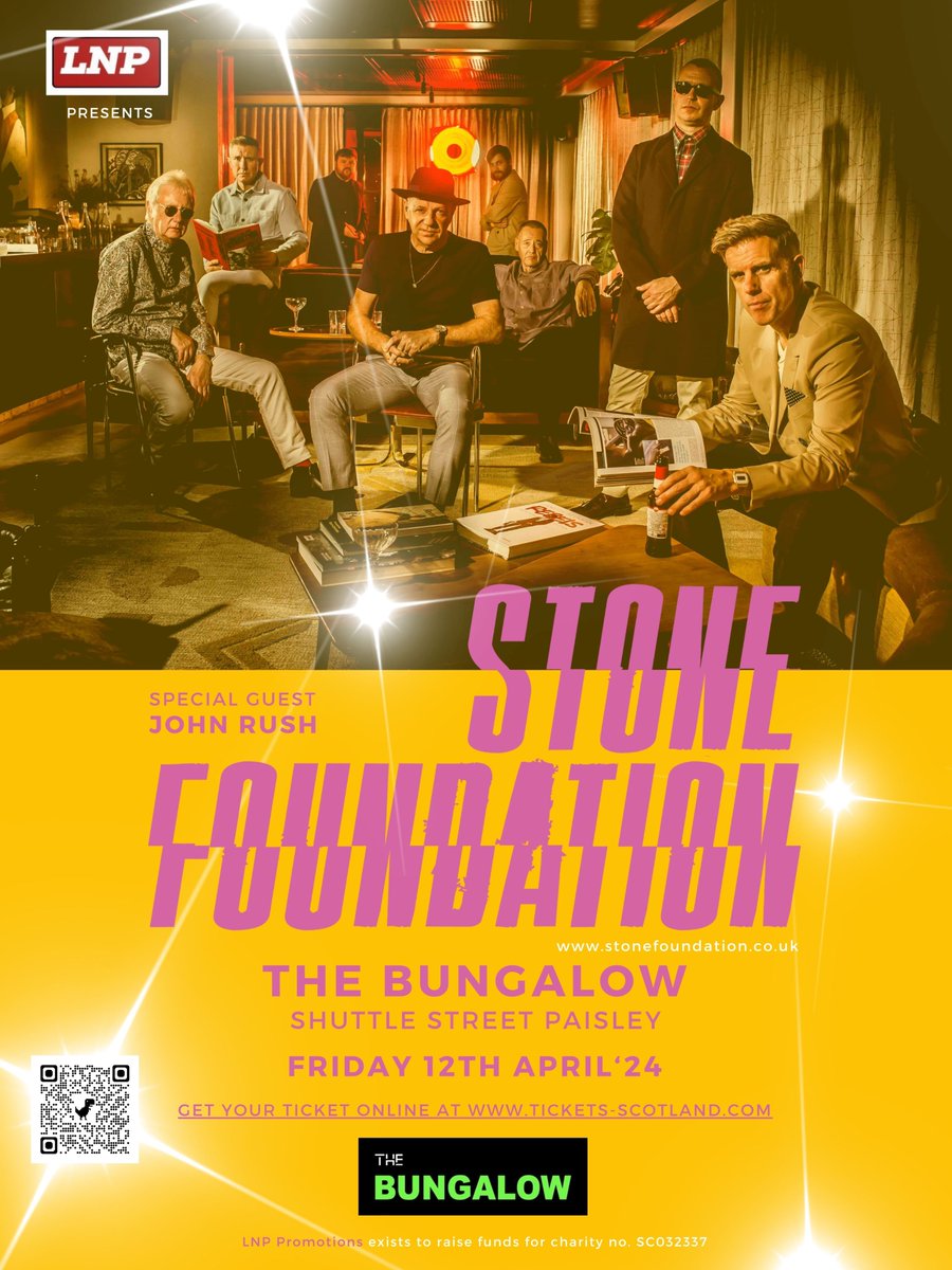 Directing all our efforts this coming month to selling out @stonefoundation at @BungalowPaisley be in no doubt this will be this gig you wish you attended if you didn't attend, think that makes sense. t-s.co/sto42 Pls RT this post, it's the right thing to do 😎😀🎶✊