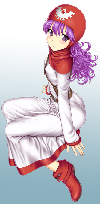 13年くらい前に仕事で描いたムーンブルク王女です。 