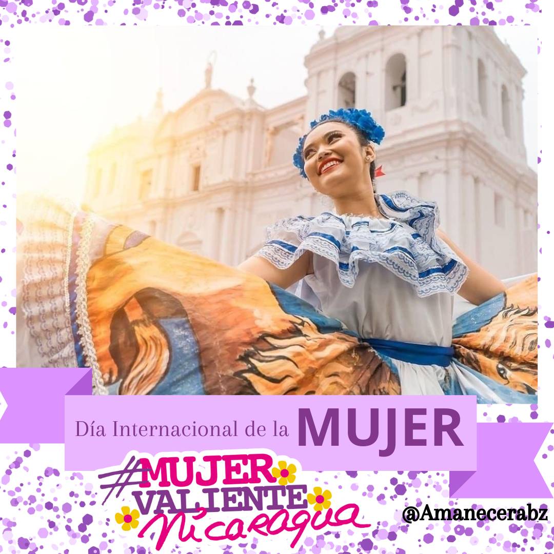 Día Internacional de la Mujer para reconocer la valentía y fuerza de victorias que nos acompañan en cada paso.

Un abrazo a todas porque seguimos creando la Vida 
#MujerValienteNicaragua