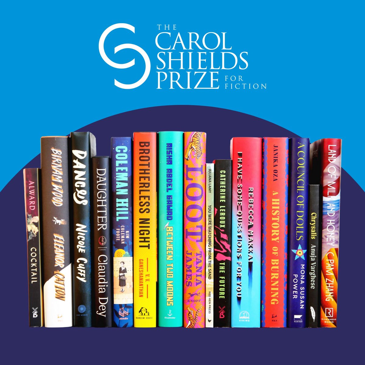 🌟 The 2024 Longlist for the Carol Shields Prize for Fiction is here! Congratulations to all of the nominated authors and publishers. Learn more about each of the nominees by visiting bit.ly/436c9bI Our Prize Award is generously presented by BMO Financial Group.