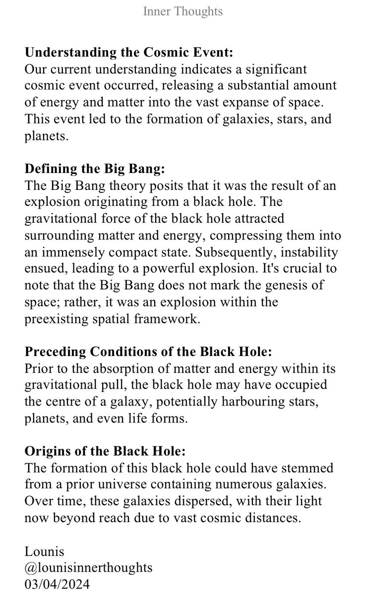 New perspective of understanding the Big Bang. #deepthinker #space #astronomy #bigbang