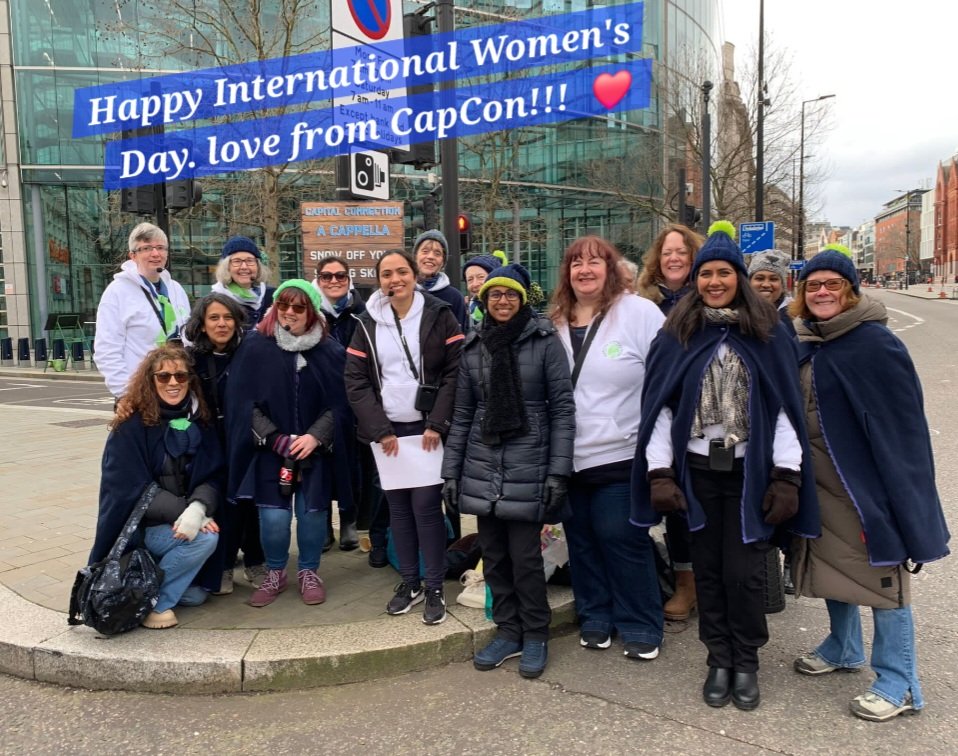 KEEP THOSE CAPES ON!!! 🦸‍♀️ 

Happy International Women's day you all Wonderful women!!! Love from CapCon ❤️ 😍 🎶 🎵 

Ps-To every women in the world- May your pay be equal and voice be heard!! Xx 💪 🦸‍♀️ 

#InternationalWomensDay #IWD24
#barbershopchorus
<a href="/WinterRunUK/">London Winter Run 10k</a>