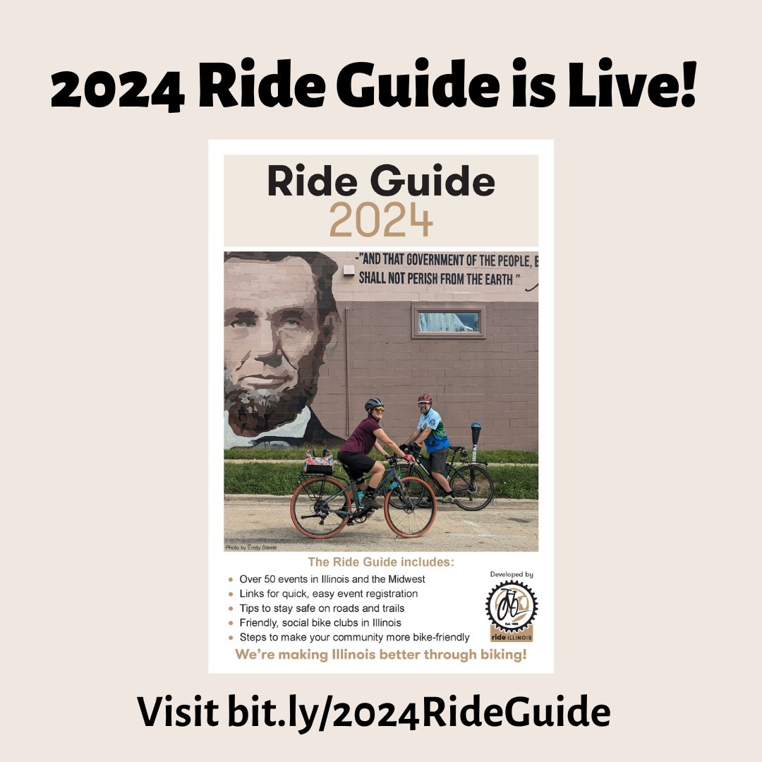 rideillinois's tweet photo. Our 2024 Ride Guide is live! You can find information on nearly 60 fun, enjoyable, unique rides and events, links for easy registration, wonderful photos, resources and more! Peruse the 2024 Ride Guide via Issuu, or as a PDF, at:

https://t.co/uHvYuXk3As

#rideilcommunity https://t.co/7tKFtSwlRo