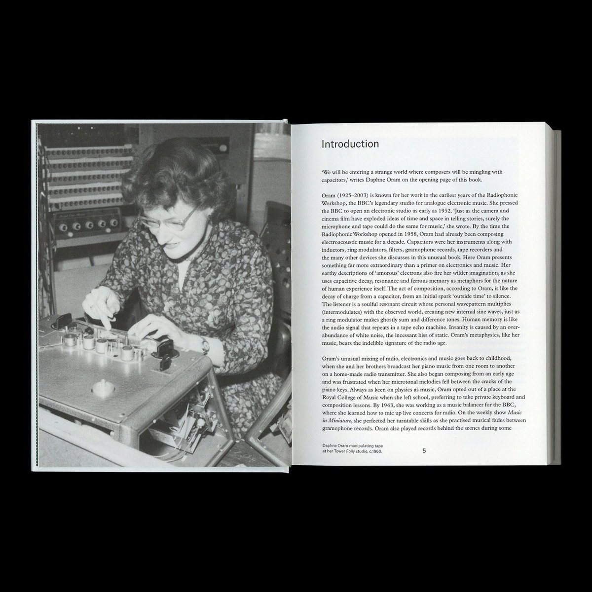 Few copies available of Daphne Oram's AN INDIVIDUAL NOTE OF MUSIC, SOUND AND ELECTRONICS up on our website and Bandcamp: oramawards.bandcamp.com Introduction by @sarah_angliss Published by @daphneoram and Anomie Academic