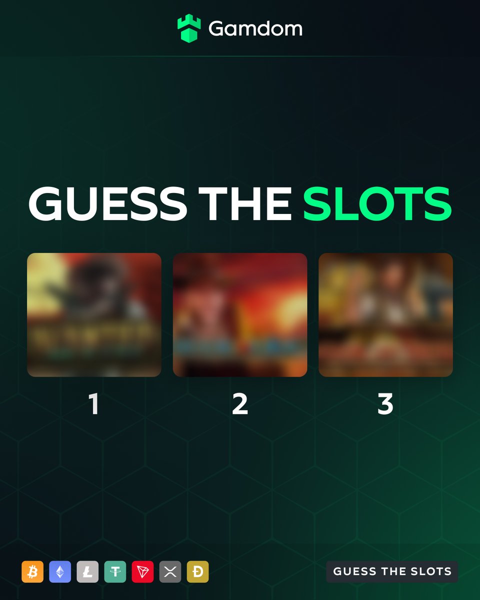 gamdom's tweet photo. 🎰 Guess the blurred slots!🤔🔍

Reply with your guess and remember to include your user ID.🆔

We'll be randomly giving away free spins to some lucky players!💸🎰

Good luck!🍀