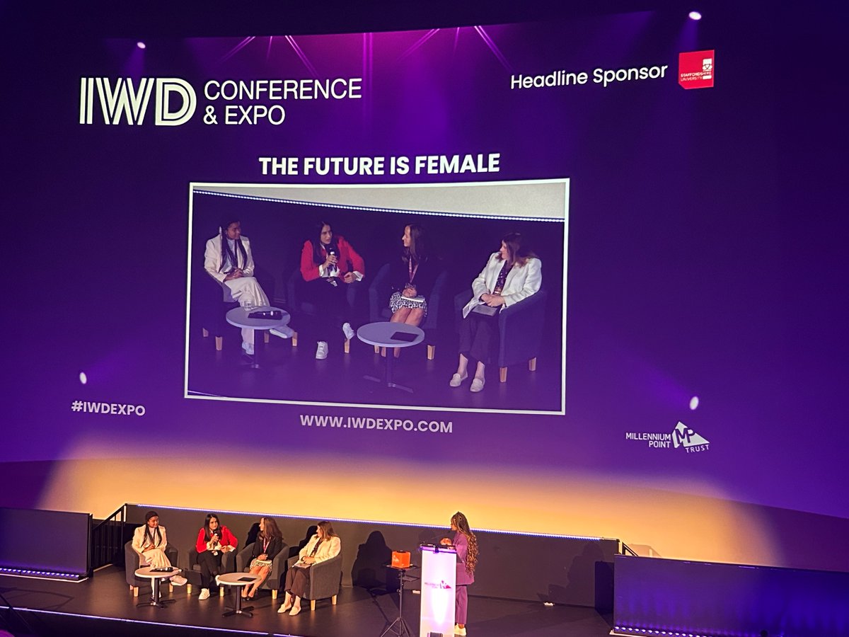 What a delight to share the stage with these remarkable women @AnnaMorrisonCBE, Christina Jackson and Wendy Morgan on #IWD2024 during the @cityandguilds co-sponsored #IWDExpo event. Talking representation, mentoring, & strategies for gender equity in education and society