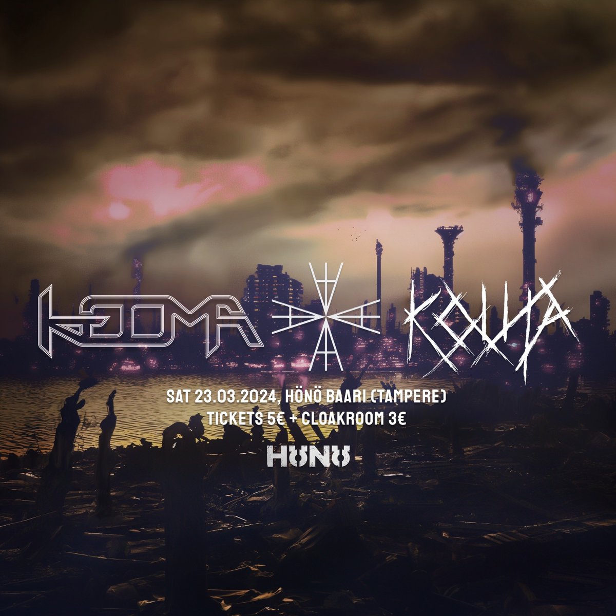 TAMPERE KUULOLLA?! Kahen viikon päästä sun on lopetettava vaiheilu ja tulla tsiigaa <a href="/keomafinland/">Keoma</a> ‼️ pari uutta stygeä luvassa. Saatana!