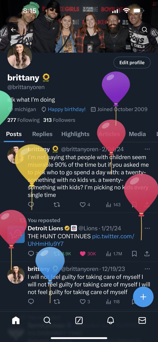 brittanyoren's tweet photo. It’s my balloon day 🥳 https://t.co/sMPI3WxIRX