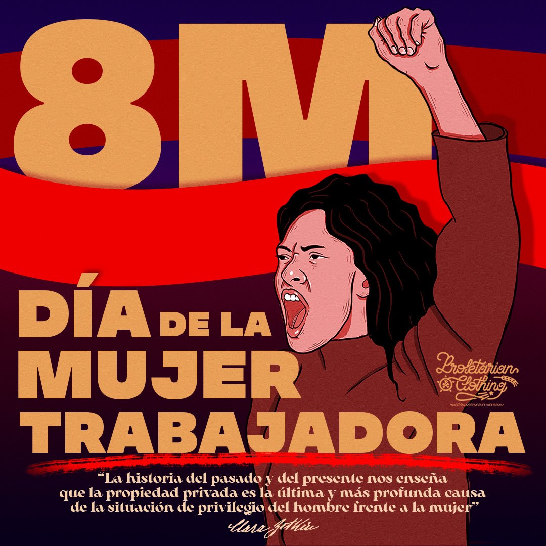¡Combativo día de la Mujer Trabajadora!✊🏽
#8m #diadelamujertrabajadora