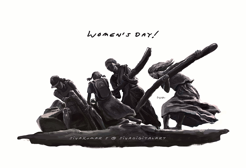 International #WomensDay! 💐🙏❤️

#JusticeforArthi
#sivadigitalart