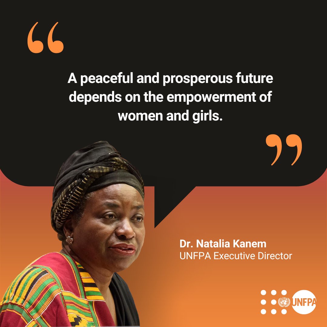 'We owe a great debt of gratitude to the women around the world who have led the march towards #GenderEquality.” On #InternationalWomensDay, see @Atayeshe’s statement and join @UNFPA to #InvestInWomen and girls ⏩ unf.pa/sbn #ICPD30