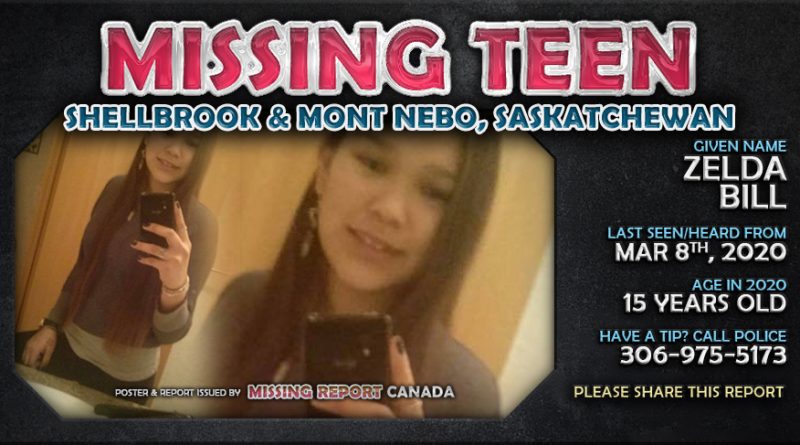 History of violence (@missingvanished) on Twitter photo #OnThisDay in 2020 15-year-old Zelda Bill missing from Saskatchewan #Canada #missingpeople @MissingKids <a href="/MISSINGinCANADA/">MissingCanadians</a> <a href="/rcmpgrcpolice/">RCMP</a> #canadamissing <a href="/CanStopCrime/">Crime Stoppers 🇨🇦</a> <a href="/chronicleherald/">The Chronicle Herald</a> <a href="/NancyHixt/">Nancy Hixt</a> @cbcnews <a href="/LeftBehindPod/">LeftBehindPodcast</a> #OnThisDay in 2020 15-year-old Zelda Bill missing from Saskatchewan #Canada #missingpeople @MissingKids <a href="/MISSINGinCANADA/">MissingCanadians</a> <a href="/rcmpgrcpolice/">RCMP</a> #canadamissing <a href="/CanStopCrime/">Crime Stoppers 🇨🇦</a> <a href="/chronicleherald/">The Chronicle Herald</a> <a href="/NancyHixt/">Nancy Hixt</a> @cbcnews <a href="/LeftBehindPod/">LeftBehindPodcast</a>