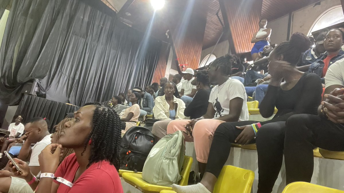 fobita's tweet photo. Lugogo Arena is booming. Come let's celebrate our ladies. I'm here my damn self 🫶🏽 https://t.co/HbhMpZ2jWu