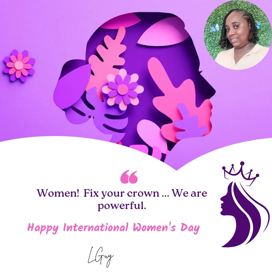 I love and appreciate everyone, but my heart always goes out to the women. We go through many trials, but we survive through our faith and resilience. 
Remember, greatness lies within us.
Let's shine not only today but every day 💜🙏🏾🤗

#IWD2024 
#womenempoweringwomen