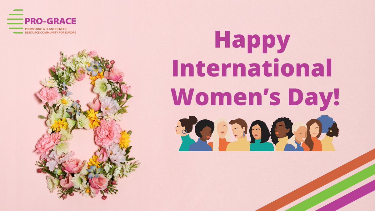 💁‍♀️Happy #InternationalWomensDay!

🤩Did you know that there is an equal representation of both women and men working in PRO-GRACE project, contributing to the conservation of #plantgeneticresources and #cropbiodiversity in Europe?

#IWD2024 #researchinfrastructures