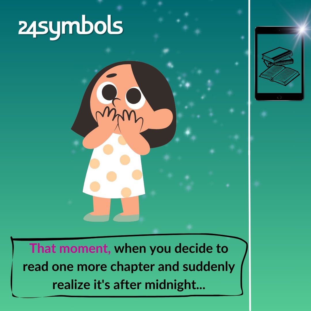 Oops, who needs sleep anyway? 😴📚
To read or not to read. That is the question 🤣🤣🤣. And if your answer is TO #READ, check out our #bookrecommendations on

24symbols.com/user/24symbols…

#amreading #bookish #reading #books #ebooks #booklove #bookcommunity #bookworm #readingtime
