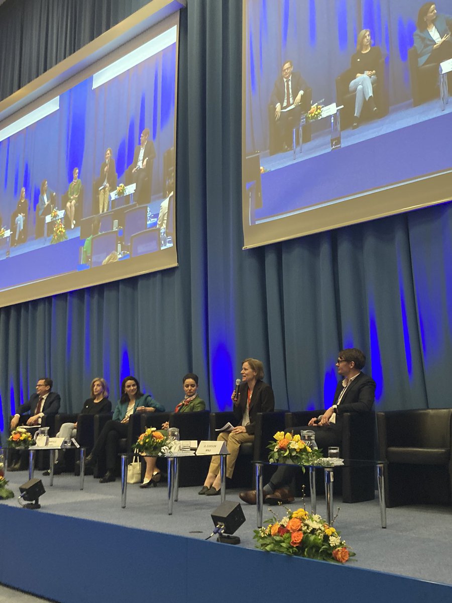 At the @iaeaorg event #MoreWomenInNuclear. Ulrika Broman from @SKB_nyheter speaking at the panel ”Together for More Women in Nuclear”: ”For the nuclear industry to be successful, it is necessary to have a diverse workforce.” #NuclearNeedsWomen #IWD2024