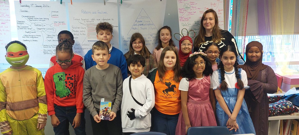 Year6Chantry1's tweet photo. Fantastic effort by our Year 5 and 6 children who have dressed up as their favourite characters for our World Book Day celebrations 🤩 #WorldBookDay2024 #readingforpleasure #enjoyment #quality #pioneerpromise https://t.co/GkpbGKQdXN